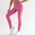 Seamless High Waist Stretch Thin Body Exercise Yoga  Leggings